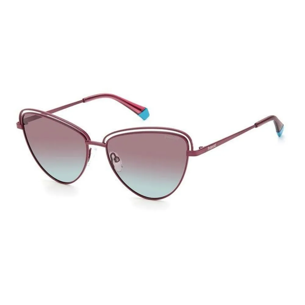 Polaroid Women's Burgundy Steel Sunglasses