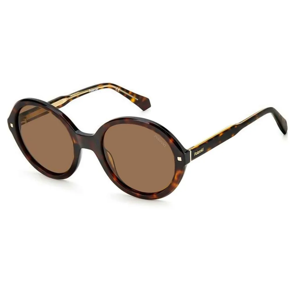 Polaroid Women's Brown Plastic Sunglasses