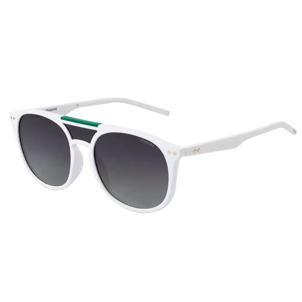 Polaroid Unisex White Acetate Sunglasses