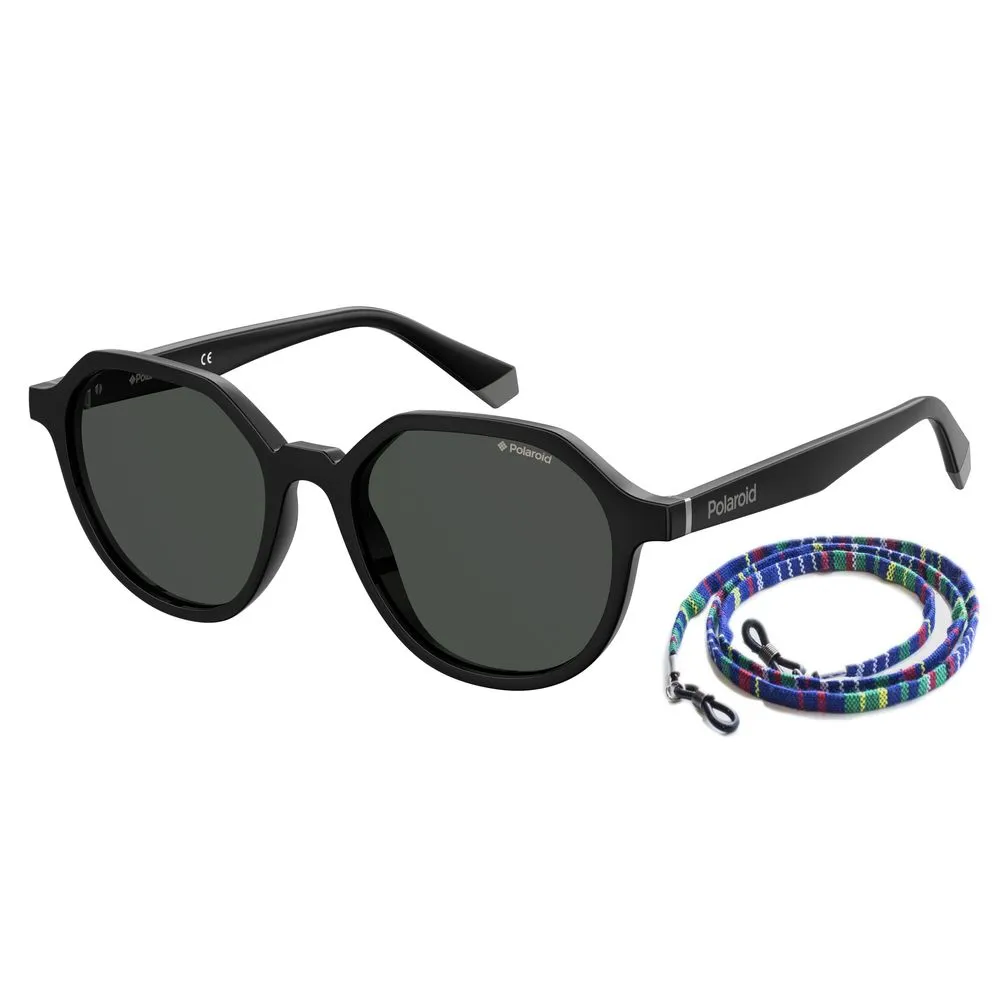 Polaroid Unisex Black Plastic Sunglasses