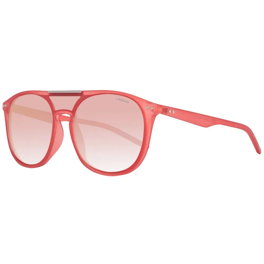 Polaroid Unisex Red Acetate Sunglasses