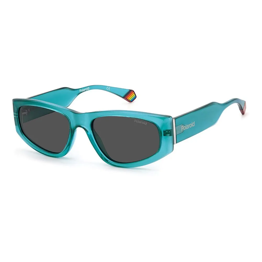 Polaroid Unisex Green Plastic Sunglasses