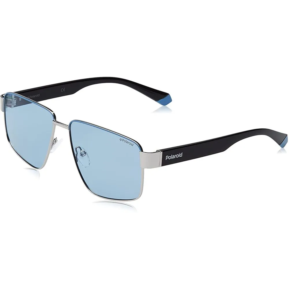 Polaroid Unisex Blue Metal Sunglasses