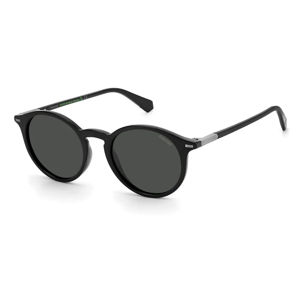 Polaroid Unisex Black Resin Sunglasses