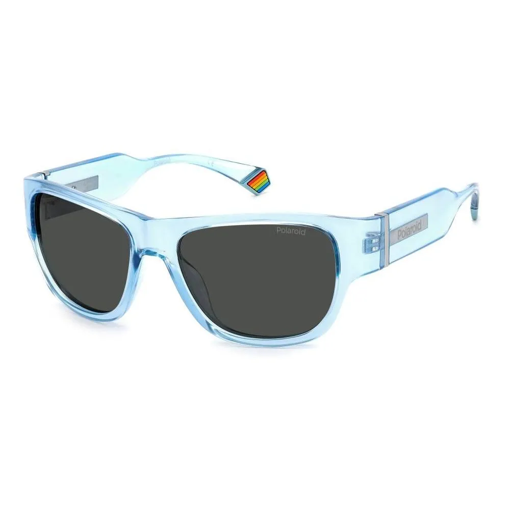Polaroid Unisex Blue Polycarbonate Sunglasses