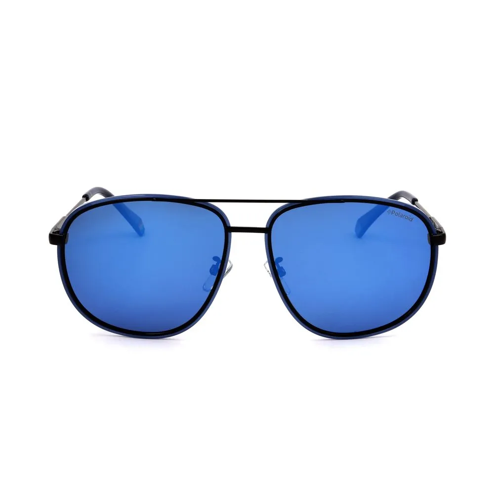 Polaroid Men's Blue Metal Sunglasses