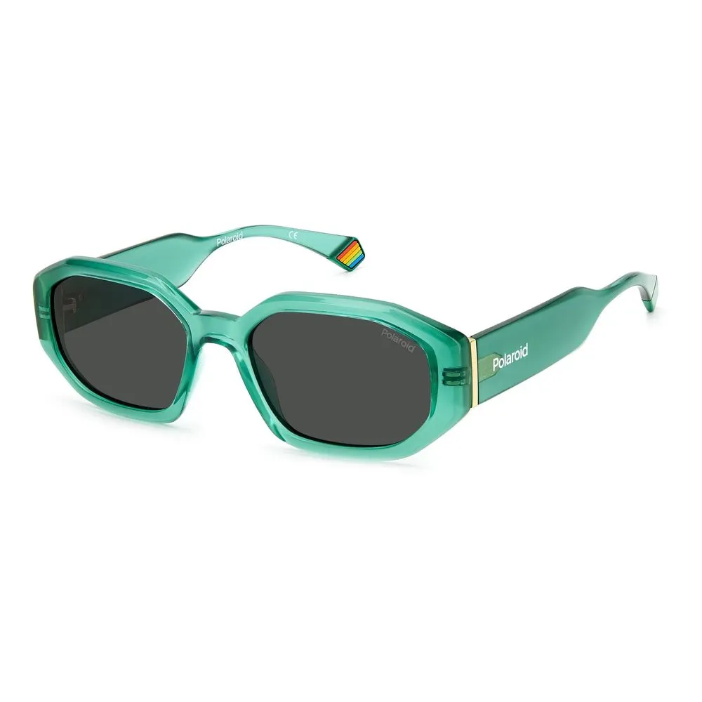 Polaroid Women's Green Polycarbonate Sunglasses