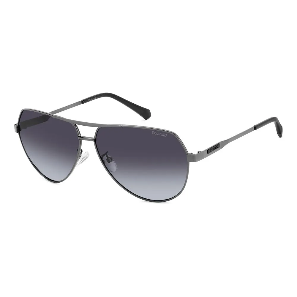 Polaroid Men's Gray Metal Sunglasses