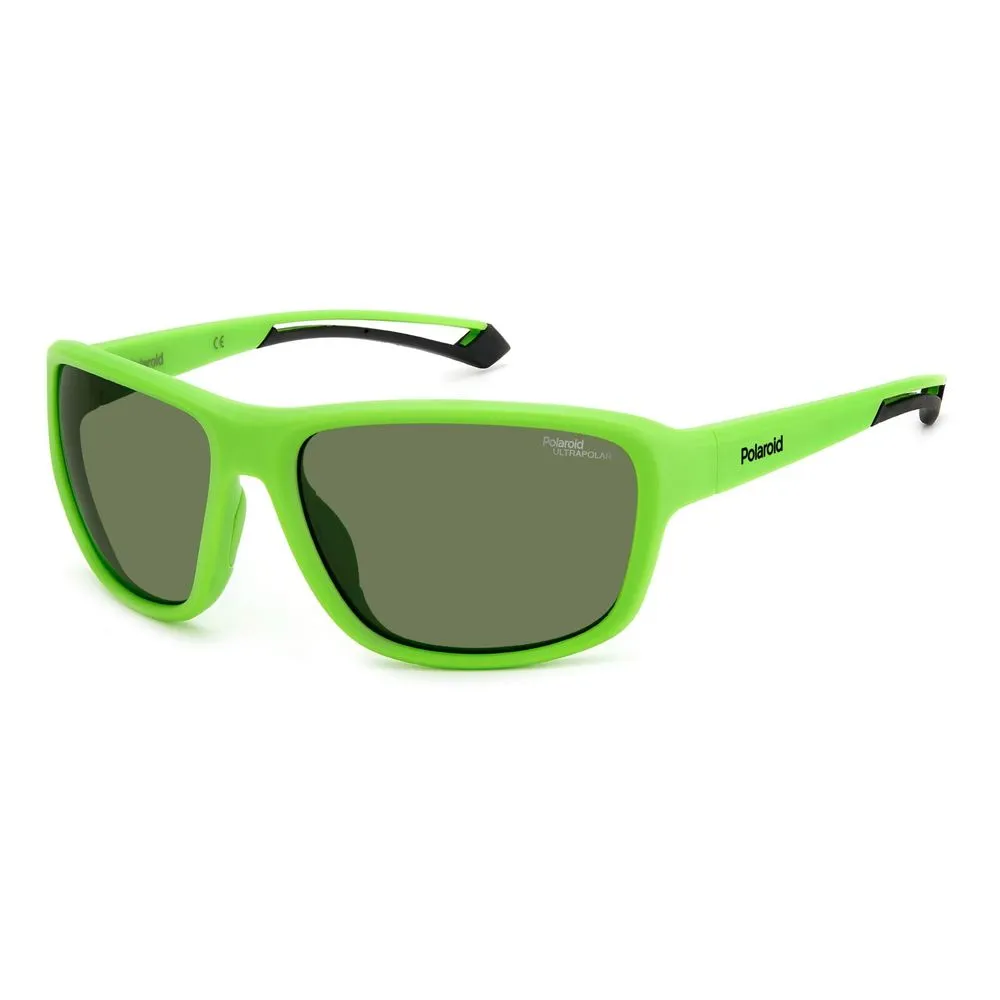 Polaroid Unisex Green Polycarbonate Sunglasses