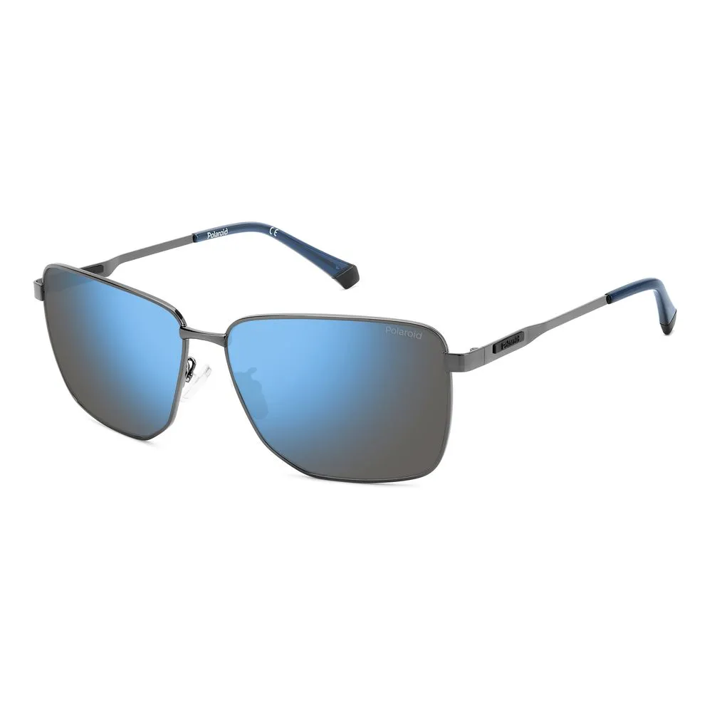 Polaroid Men's Gray Metal Sunglasses