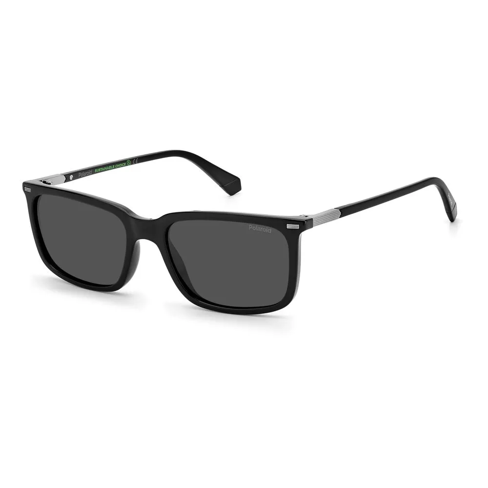 Polaroid Men's Black Resin Sunglasses