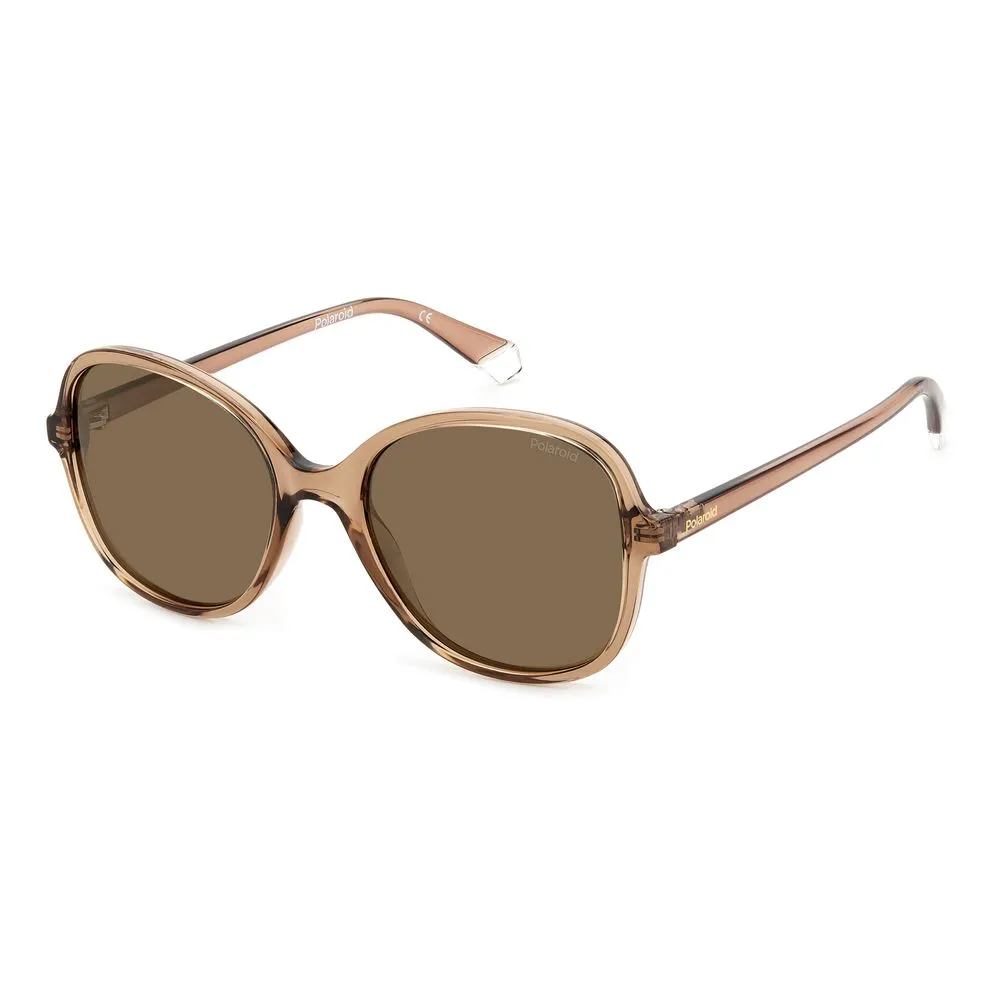 Polaroid Women's Beige Resin Sunglasses