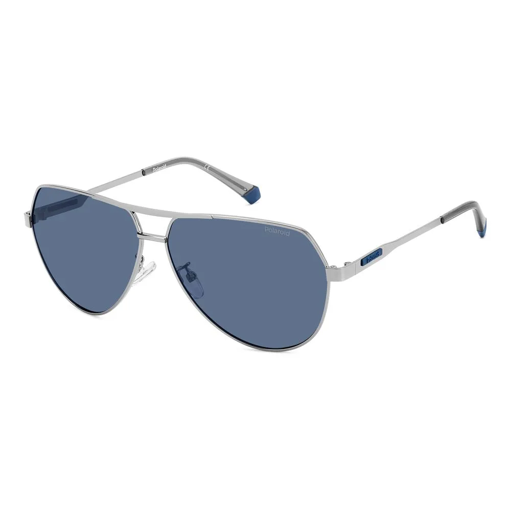 Polaroid Men's Gray Metal Sunglasses