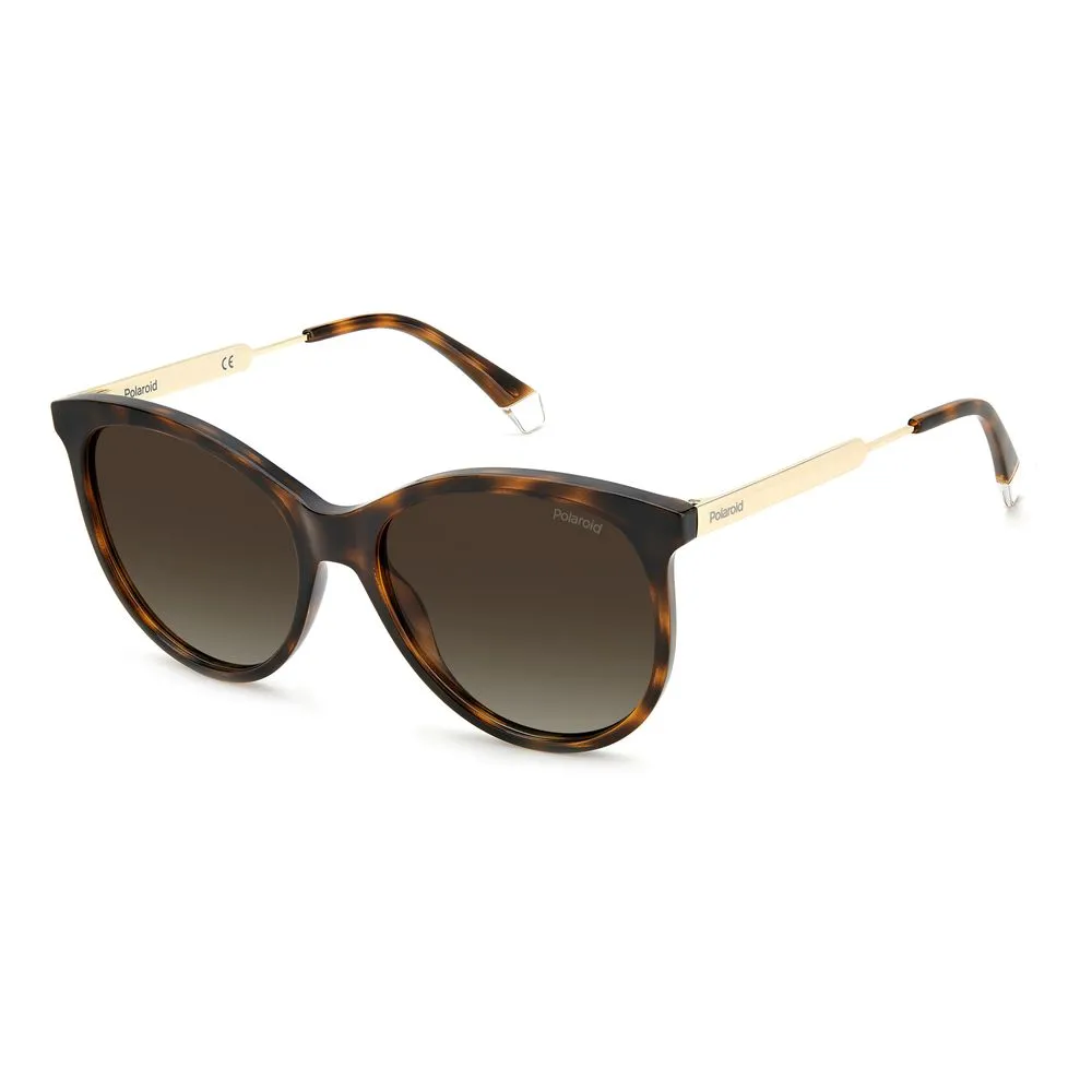 Polaroid Women's Brown Resin Sunglasses