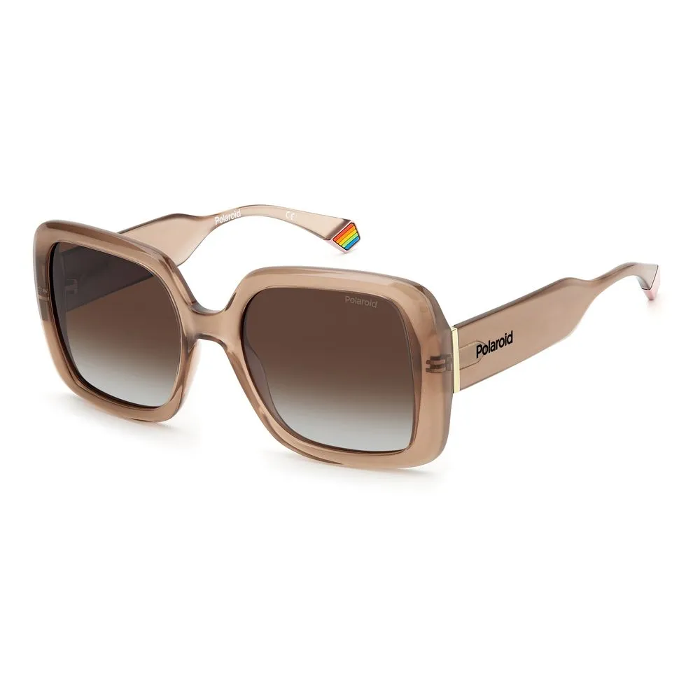 Polaroid Women's Beige Resin Sunglasses