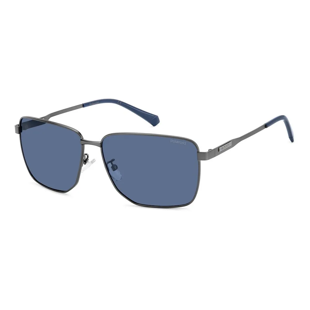 Polaroid Men's Gray Metal Sunglasses