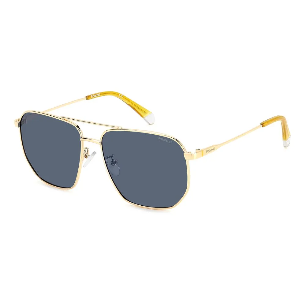 Polaroid Men's Blue Metal Sunglasses