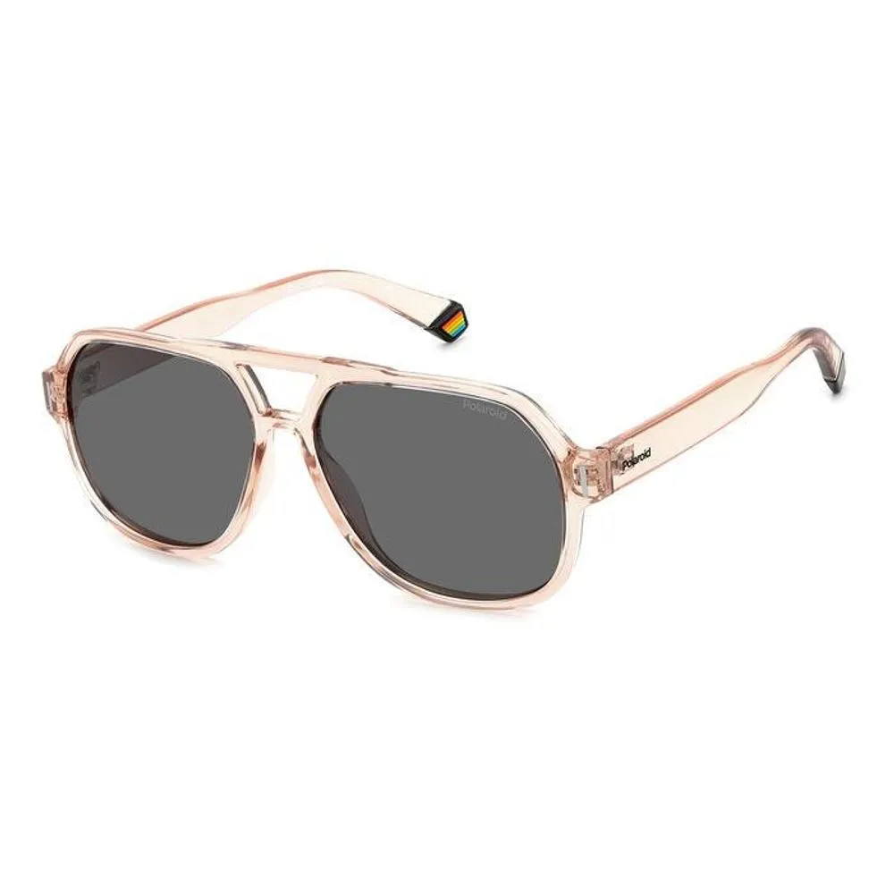 Polaroid Unisex Pink Resin Sunglasses