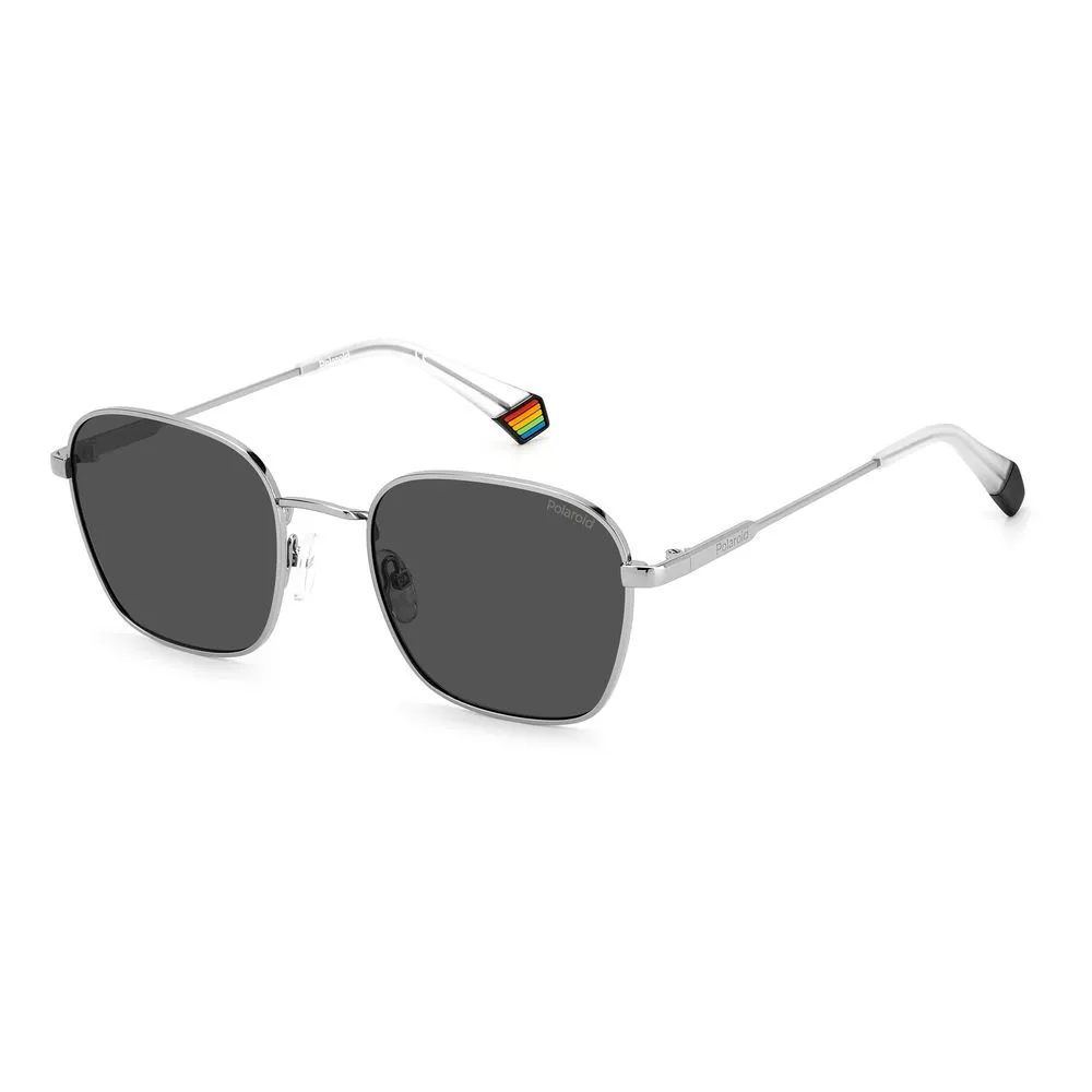 Polaroid Unisex Gray Metal Sunglasses