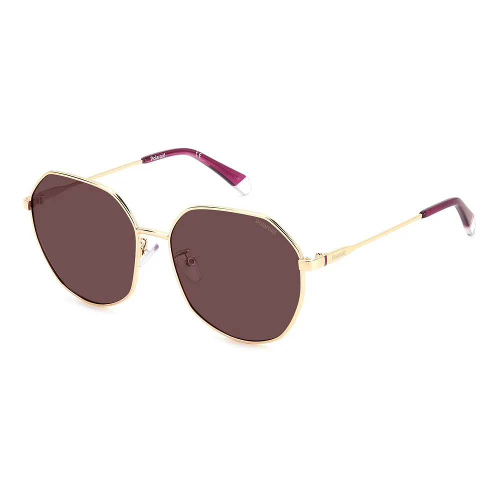 Polaroid Women's Gold Metal Sunglasses