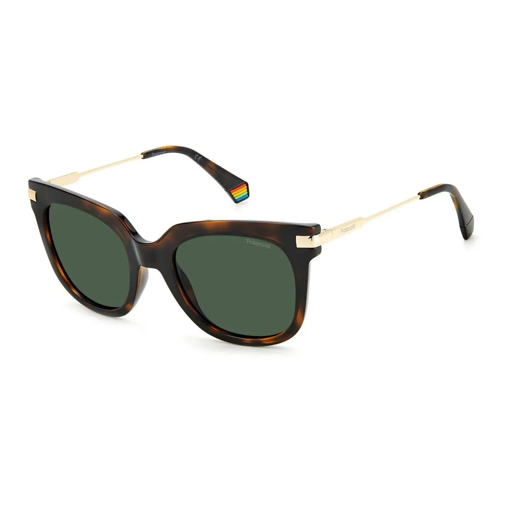 Polaroid Women's Brown Resin Sunglasses