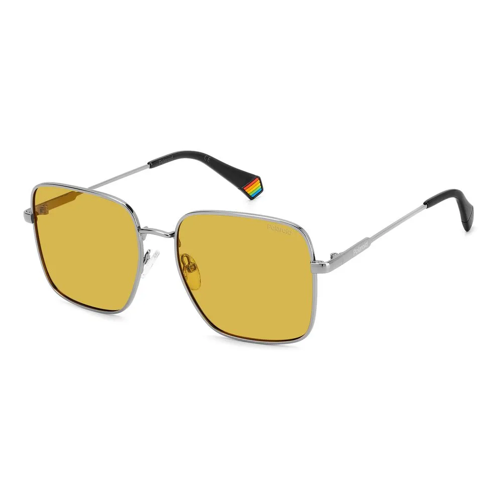 Polaroid Women's Gray Metal Sunglasses
