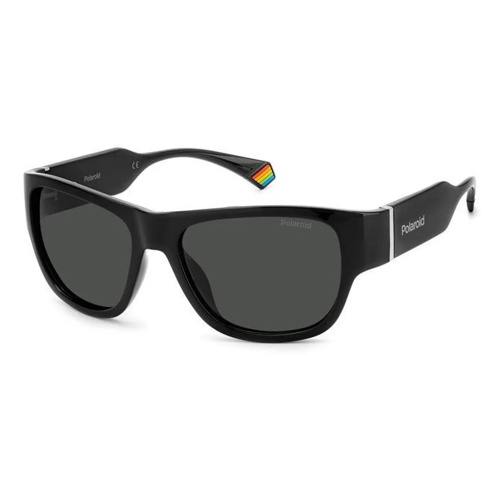 Polaroid Unisex Black Resin Sunglasses