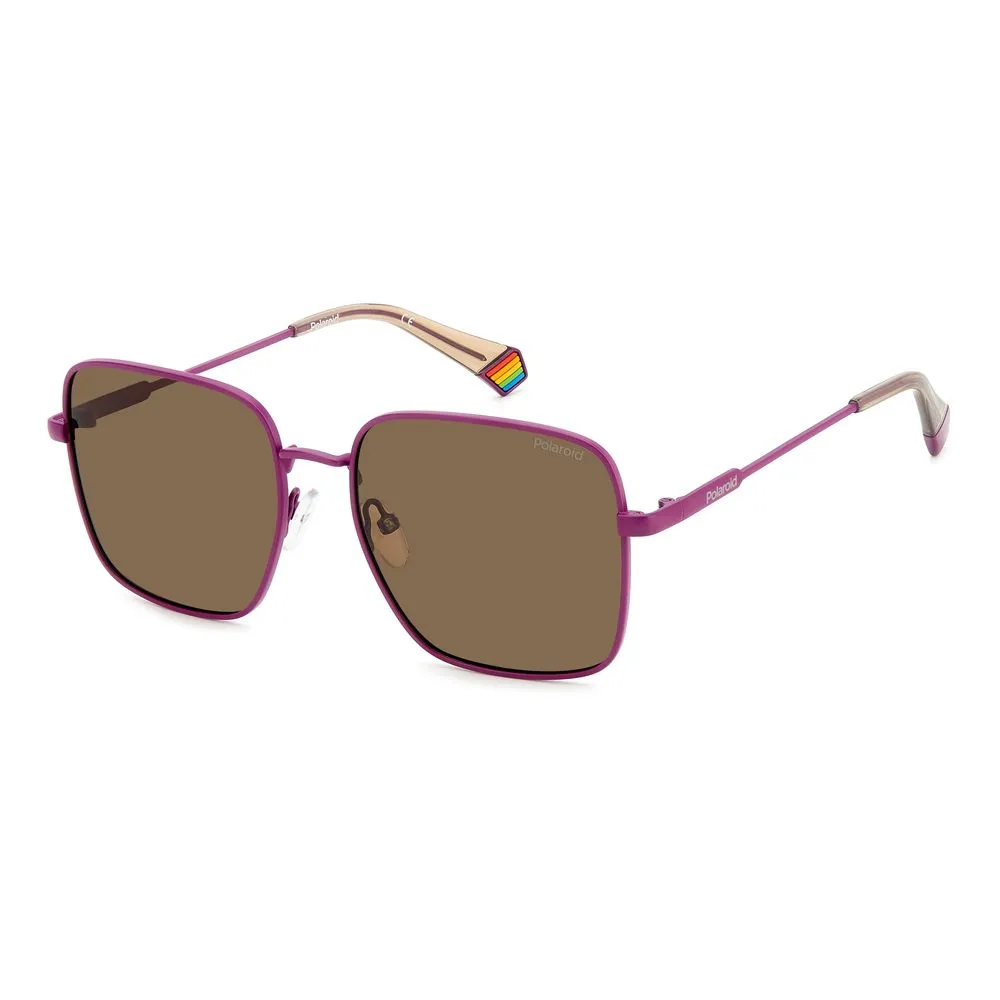 Polaroid Women's Purple Metal Sunglasses