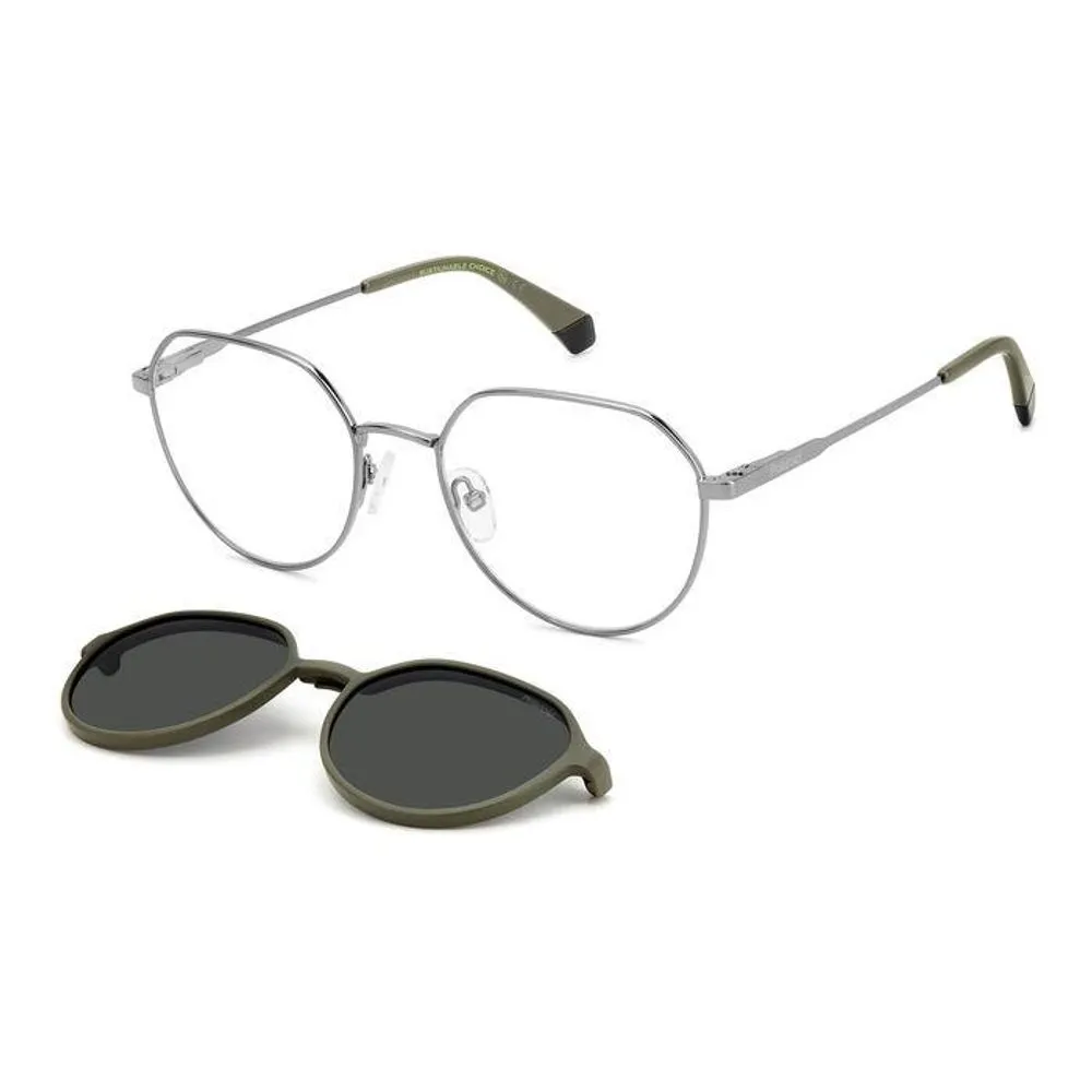 Polaroid Unisex Gray Metal Sunglasses