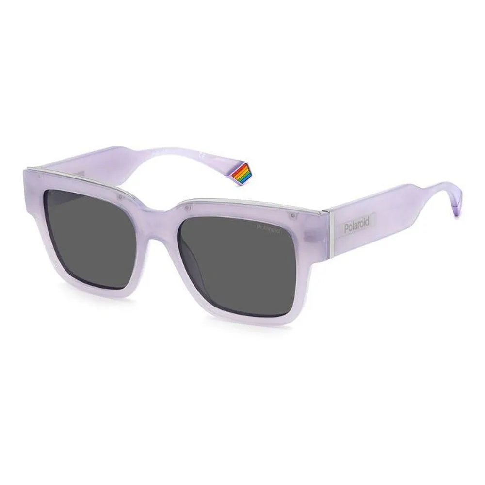 Polaroid Unisex Purple Resin Sunglasses