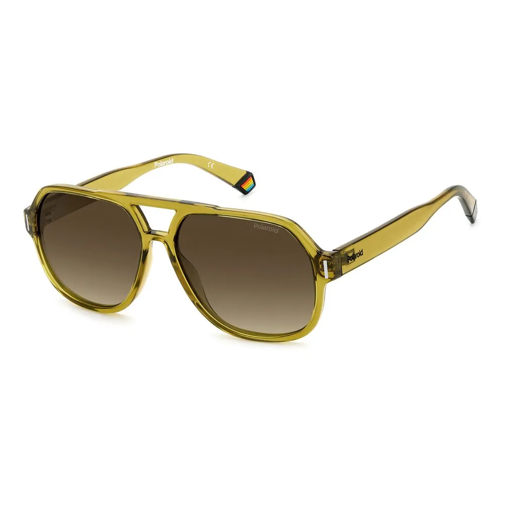 Polaroid Unisex Brown Resin Sunglasses