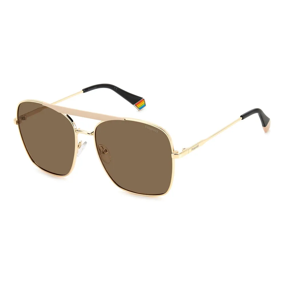 Polaroid Women's Gray Metal Sunglasses