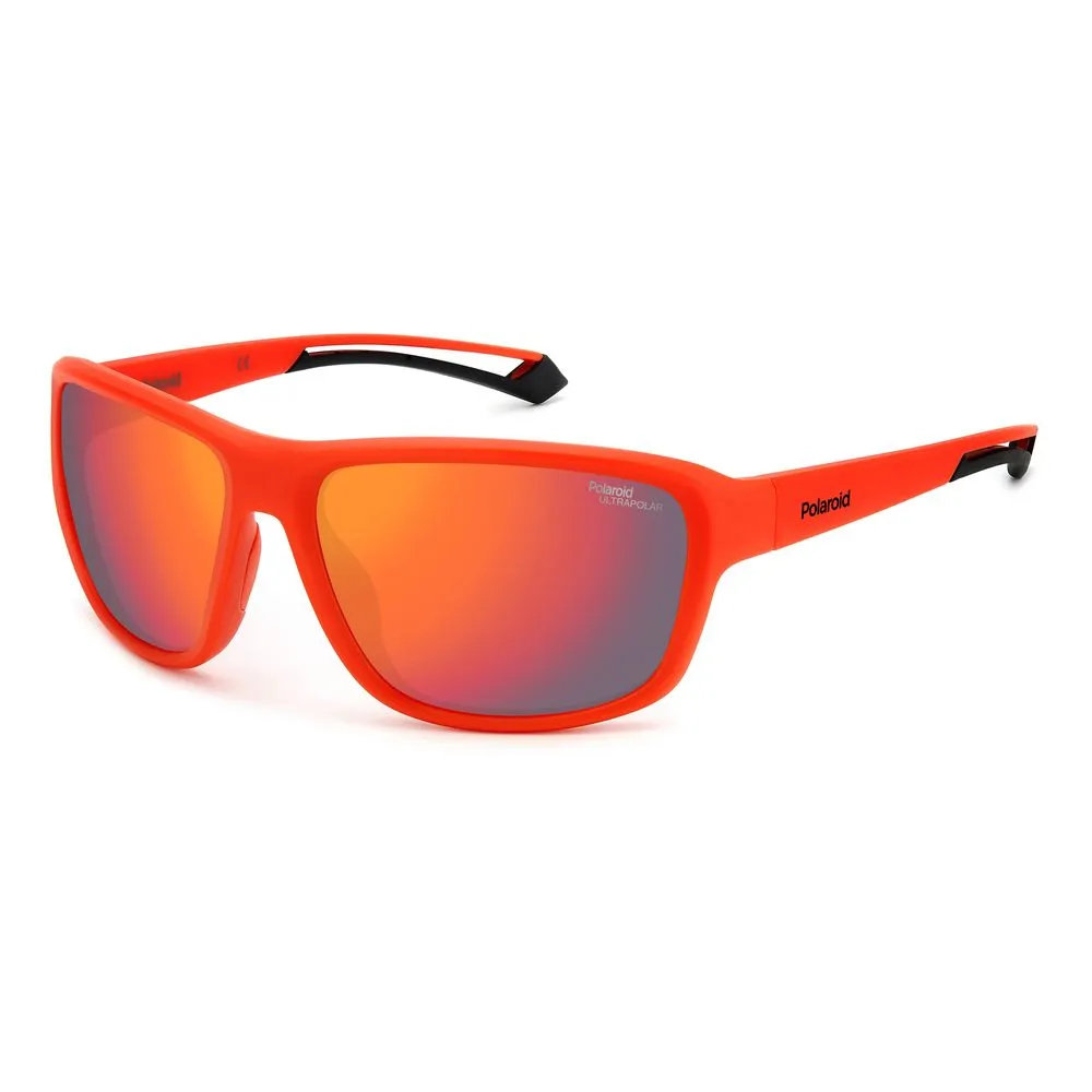 Polaroid Unisex Red Resin Sunglasses