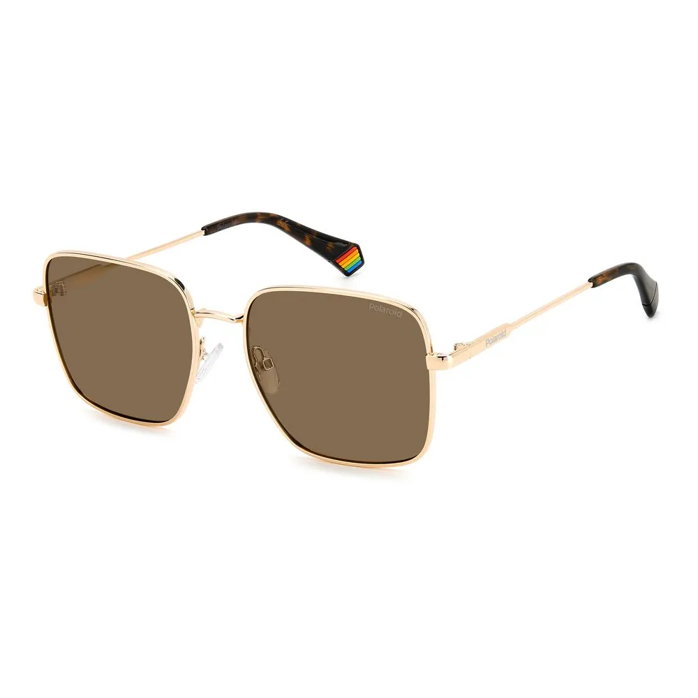 Polaroid Women's Gold Metal Sunglasses