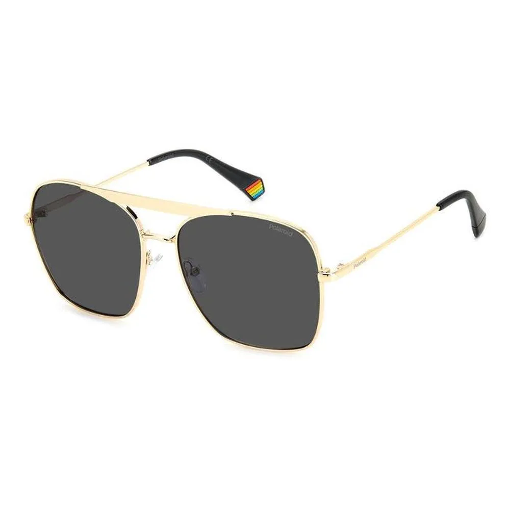 Polaroid Women's Gold Metal Sunglasses