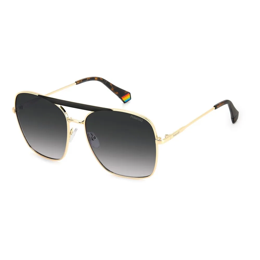 Polaroid Women's Black Metal Sunglasses