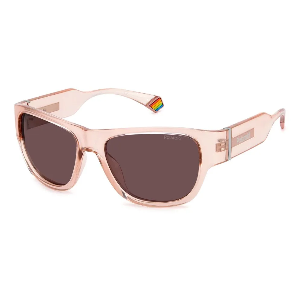 Polaroid Unisex Pink Resin Sunglasses