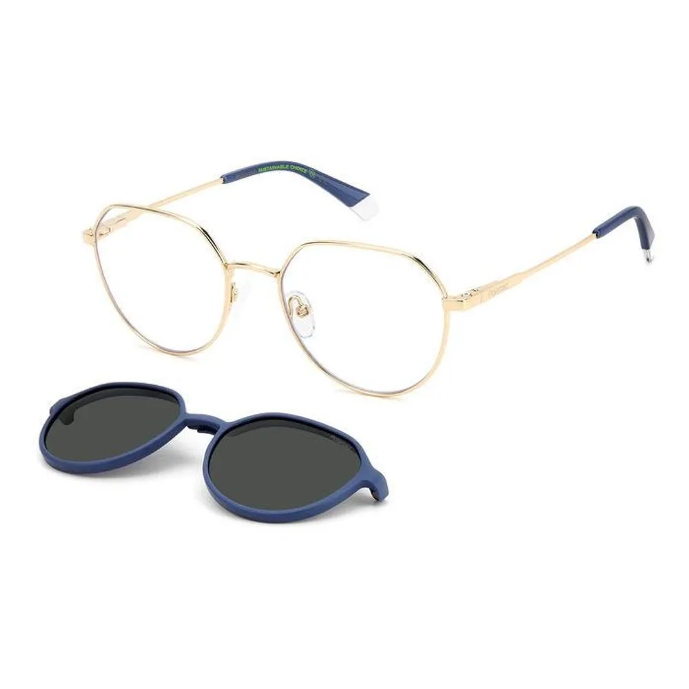 Polaroid Unisex Blue Metal Sunglasses