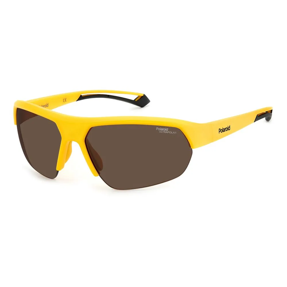 Polaroid Unisex Yellow Resin Sunglasses
