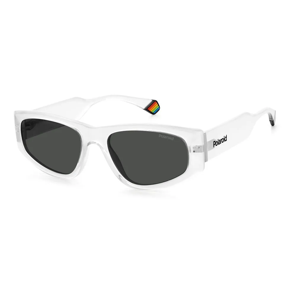 Polaroid Unisex Transparent Plastic Sunglasses