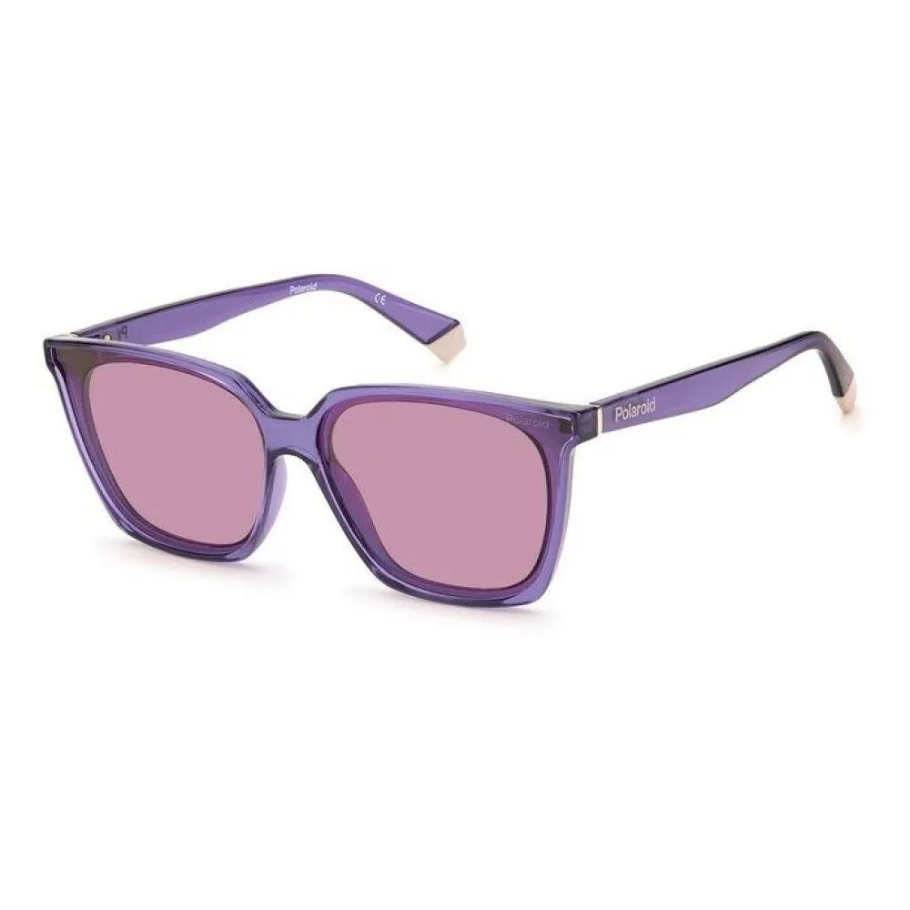 Polaroid Women's Purple Plastic Sunglasses