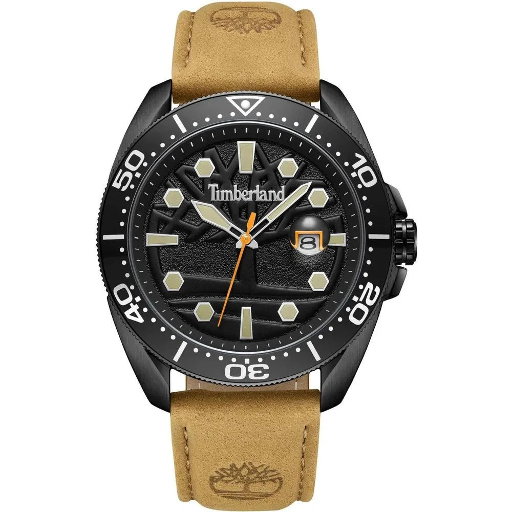Timberland Men's Brown Leather Watch