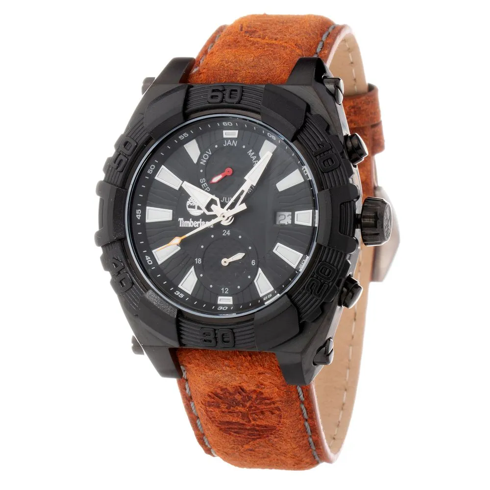 Timberland Men's Brown Leather Watch