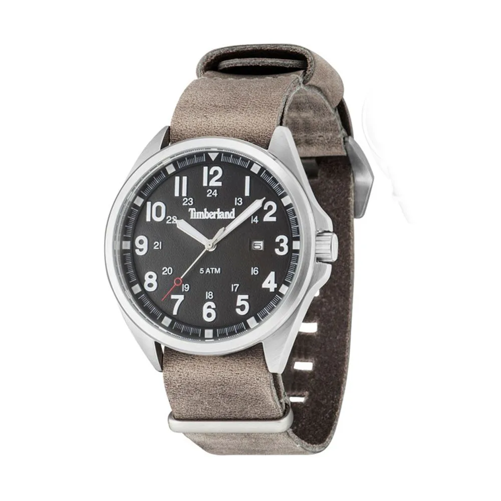 Timberland Men's Brown Leather Watch