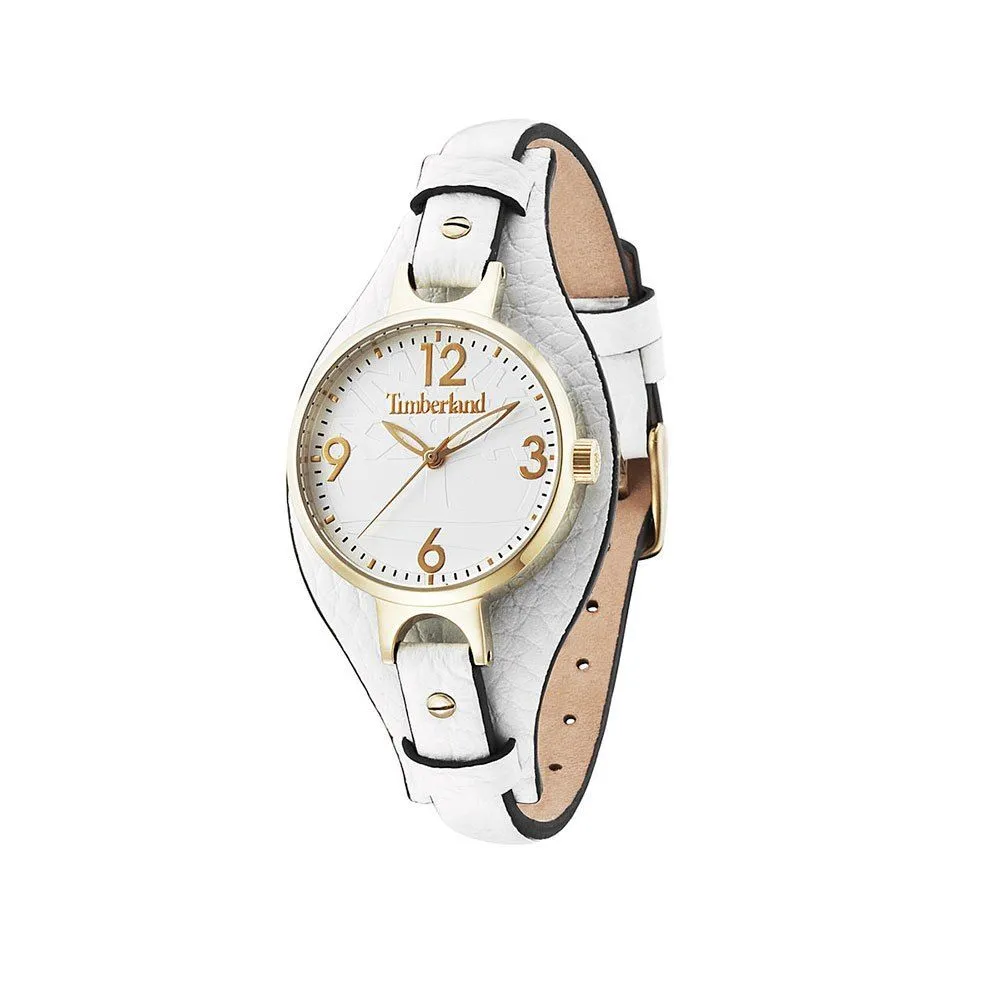 Timberland Women's White Leather Watch