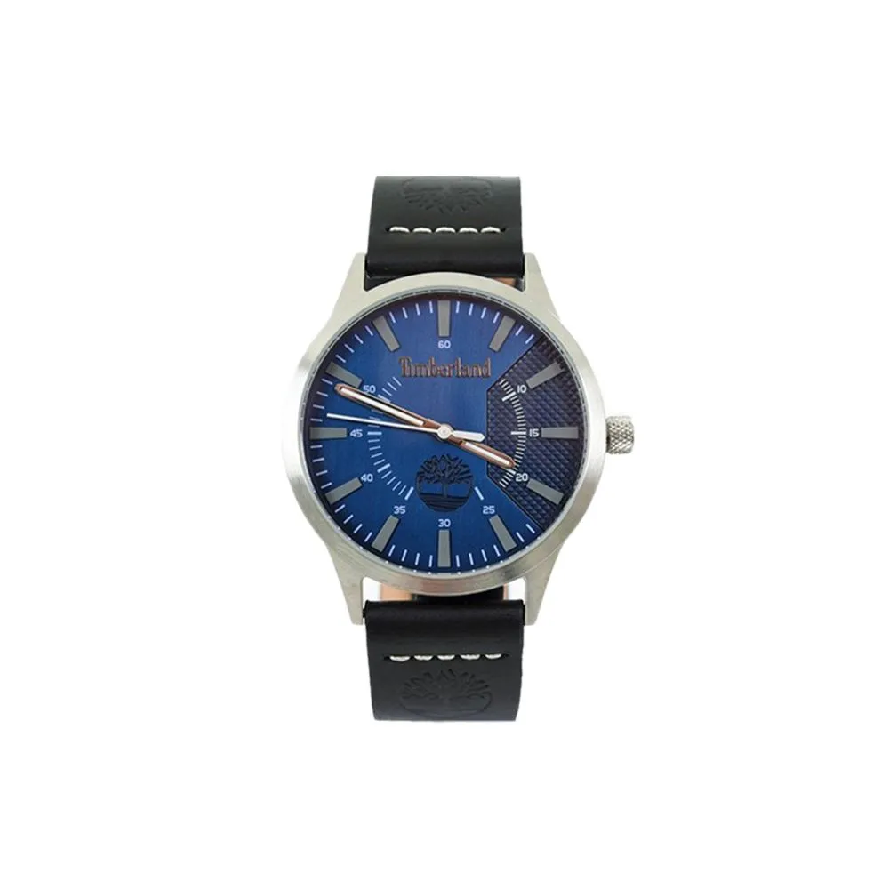 Timberland Men's Black Leather Watch