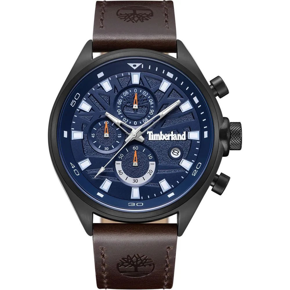 Timberland Men's Brown Leather Watch