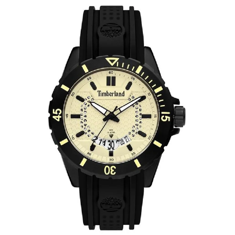 Timberland Men's Black Silicone Watch