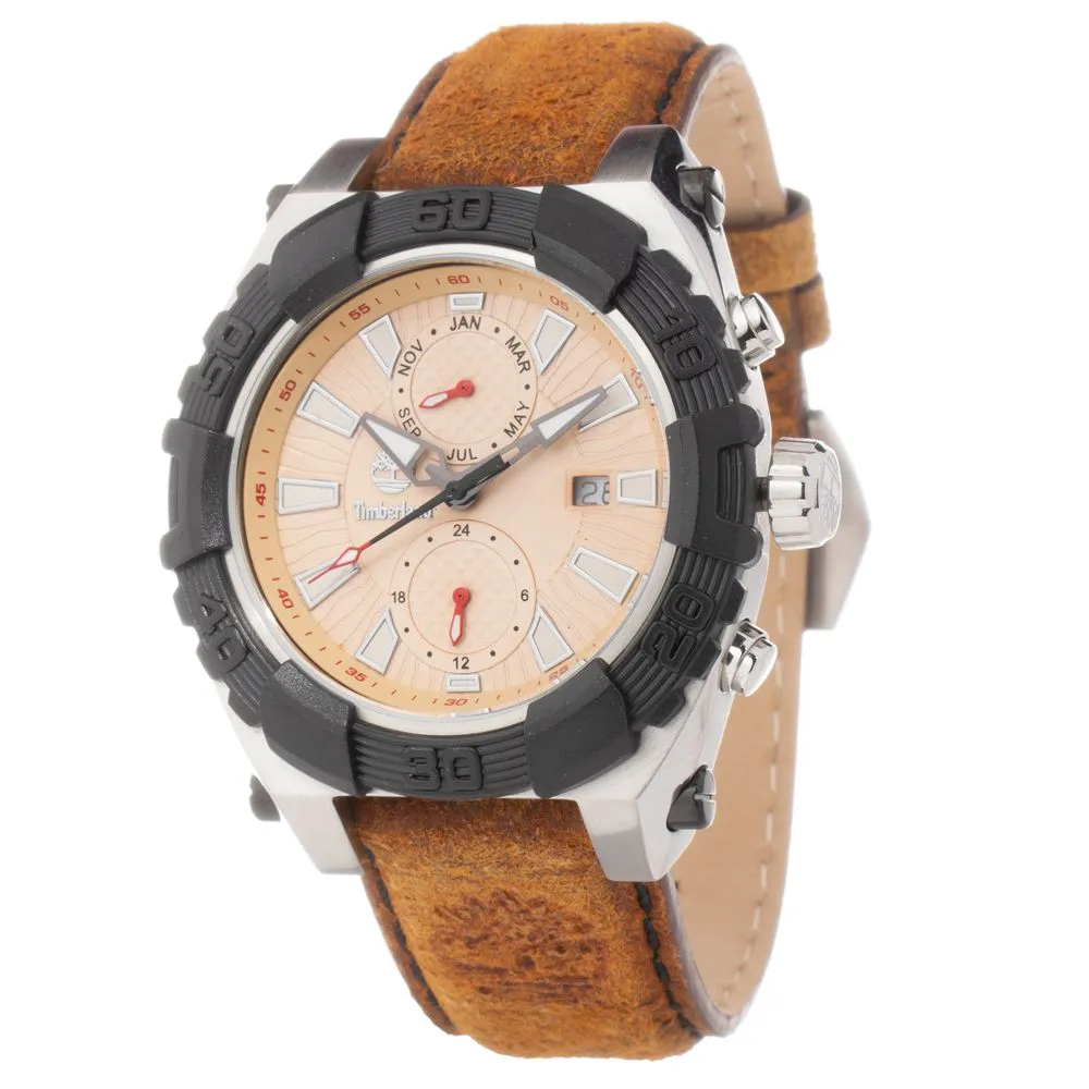 Timberland Men's Brown Leather Watch