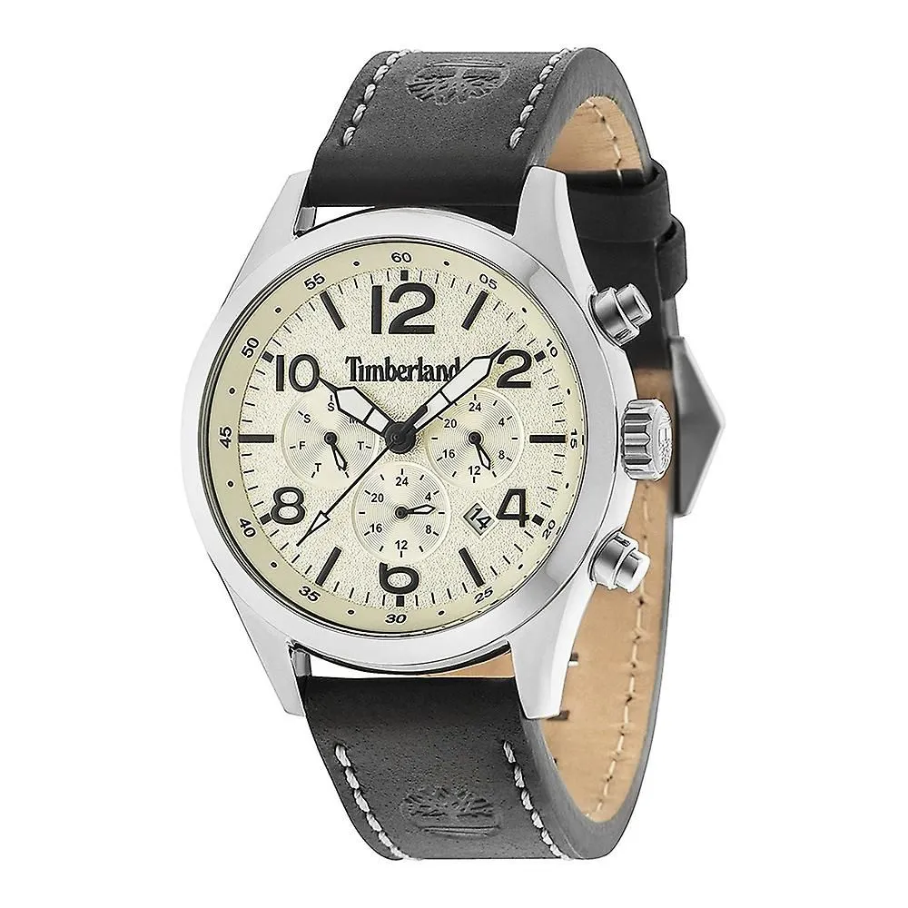 Timberland Men's Black Leather Watch